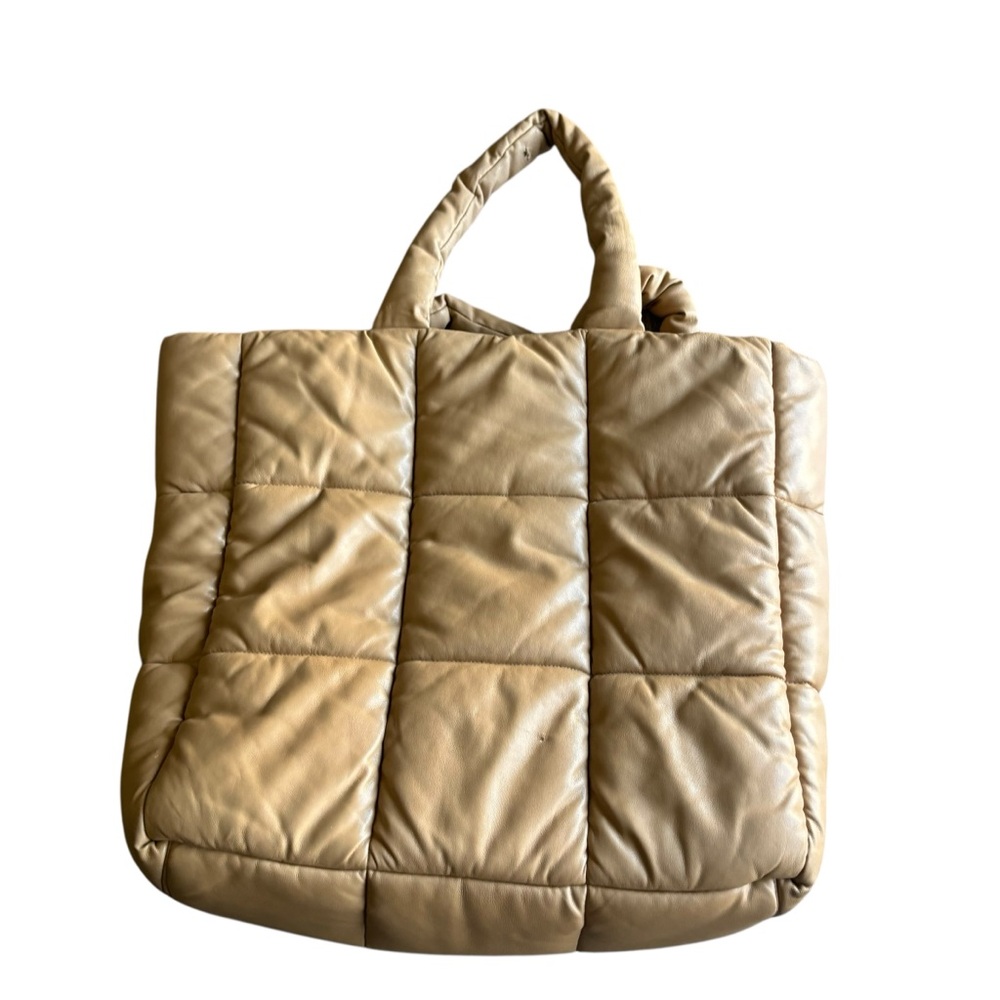 Stand Studio Assante puffy sand quilted faux-leather tote bag - Picture 7 of 12